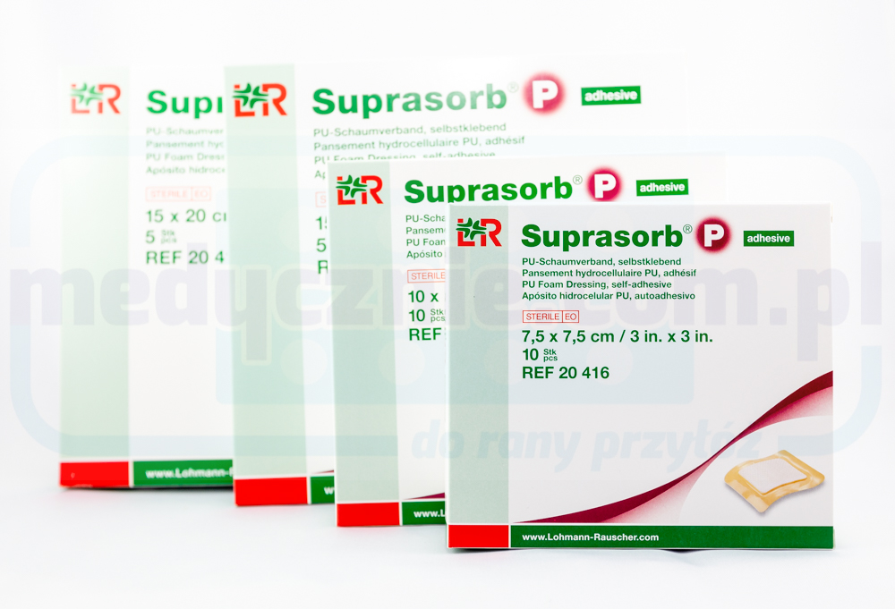 Suprasorb P 7,5*7,5cm selbstklebender Schaumstoff 1Stk.